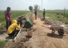 Presisi Jadi Prioritas, Satgas TMMD dan Warga Desa Puro Kebut Persiapan Betonisasi Jalan