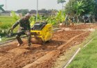 Baby Roller Diterjunkan di TMMD Sragen, Percepat Betonisasi Jalan 1,1 Kilometer di Desa Puro