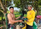 Kaos dan Topi Rimba Jadi Simbol Kedekatan TNI dan Warga di Penghujung TMMD Sragen